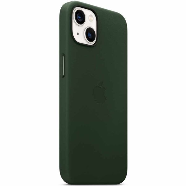 Apple Cover in Pelle MagSafe iPhone 13 - Sequoia Green