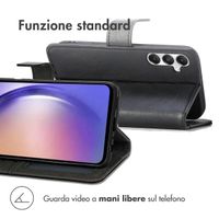 imoshion Cover a libro di Lusso Samsung Galaxy A55 - Nero