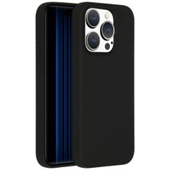 Accezz Cover in silicone liquido con MagSafe Apple iPhone 15 Pro - Nero