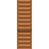 Apple Cinturino Leather Link Apple Watch | 44/45/46/49 mm - Taglia M/L - Golden Brown