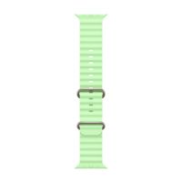 Apple Cinturino Ocean Apple Watch | 44/45/46/49 mm - Neon / Green Natural Titanium