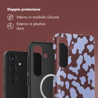 Selencia Cover posteriore Vivid con MagSafe Samsung Galaxy S25 - Moo'd Lavender Glow