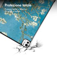 imoshion Cover Trifold Design Apple iPad Pro 11 (2025) M5 / (2024) M4 - Green Plant