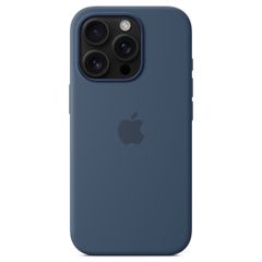 Apple Cover Posteriore in Silicone con MagSafe Apple iPhone 16 Pro - Denim