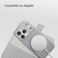 Accezz Cover a libro Edge rimovibile con MagSafe Apple iPhone 18 Pro / 17 Pro - Grigio