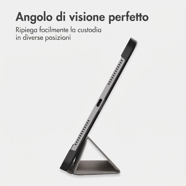 imoshion Cover a libro Trifold Samsung Galaxy Tab A9 Plus - Grigio