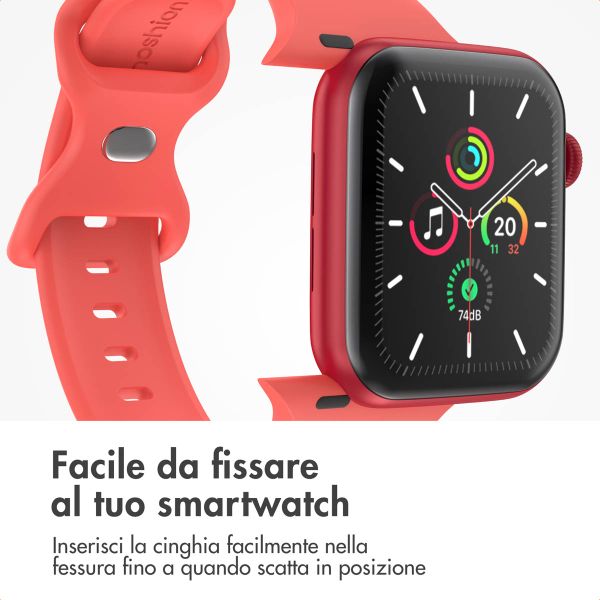 imoshion Cinturino in silicone⁺ Apple Watch | 44/45/46/49 mm - Taglia M/L - Coral