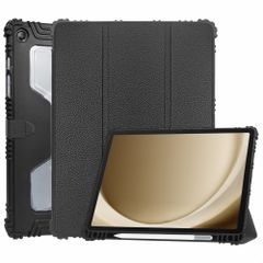 Accezz Libreria a tre ante robusta Samsung Galaxy Tab A9 Plus - Nero
