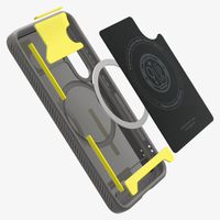 Spigen Cover Rugged Armor con MagSafe Samsung Galaxy S25 Plus - Marble Gray