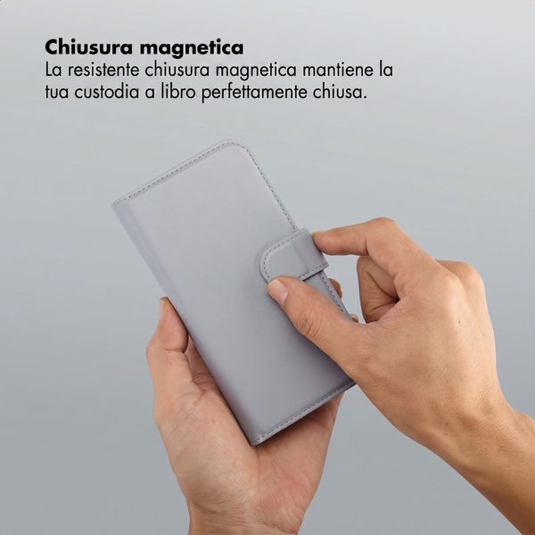 Accezz Cover a libro Edge rimovibile con MagSafe Apple iPhone 18 Pro / 17 Pro - Grigio