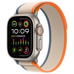 Apple Cinturino Trail Loop Apple Watch | 44/45/46/49 mm - Taglia S/M - Orange & Beige