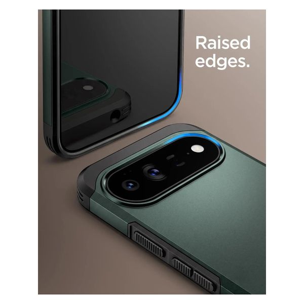 Spigen Cover Posteriore Corazzata Tough con MagSafe Google Pixel 11 Pro XL - Abyss Green