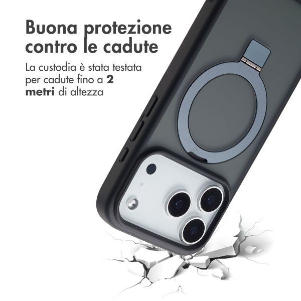 Accezz Cover con anello e supporto con MagSafe Apple iPhone 17 Pro - Nero