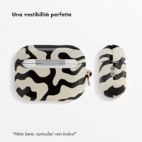 Selencia Cover Vivid  Apple Airpods Pro 3 - Art Wave Black