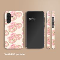 Selencia Cover Posteriore Vivid Samsung Galaxy A36 / A56 - Paisley Blush