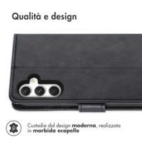 imoshion Cover a libro di Lusso Samsung Galaxy A25 (5G) - Nero
