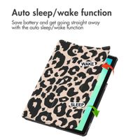 imoshion Cover Trifold Design Samsung Galaxy Tab A11 Plus - Leopard