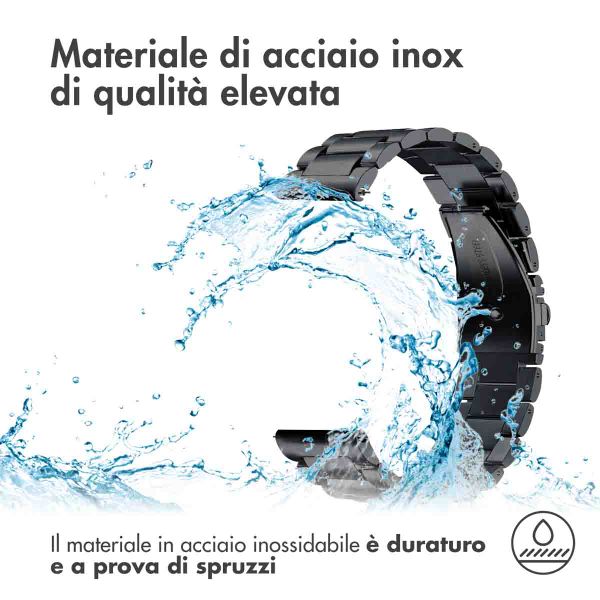 imoshion Cinturino in acciaio  - Attacco universale 20 mm - Nero