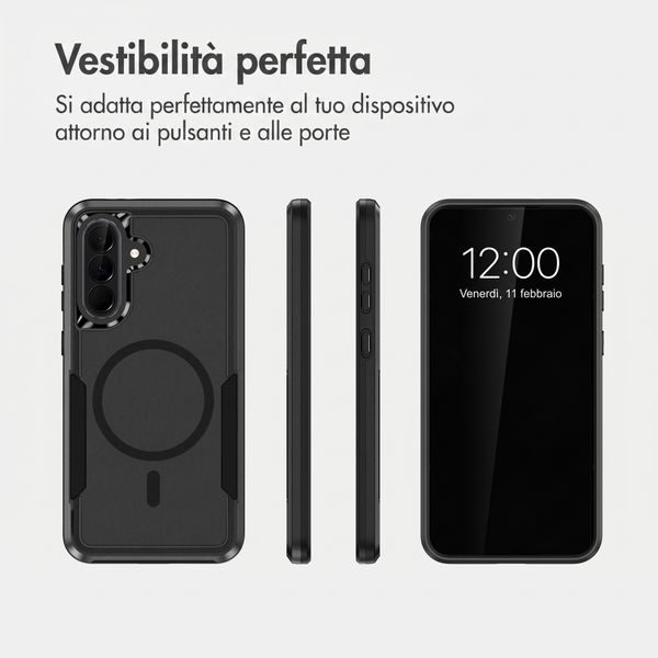 imoshion Cover posteriore con MagSafe Samsung Galaxy A37 (5G) - Nero