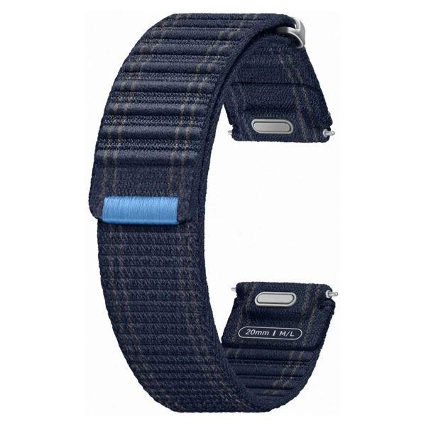 Samsung Cinturino in tessuto originale Samsung Galaxy Watch 4 / 5 / 6 / 7 / FE (20 mm) - Taglia M/L - Navy
