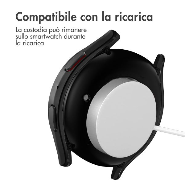 imoshion Cover rigida integrale Samsung Galaxy Watch 5 - 44 mm - Nero