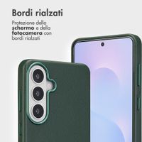 Accezz Cover in pelle 2 in 1 con MagSafe Samsung Galaxy S26 Plus - Cedar Green