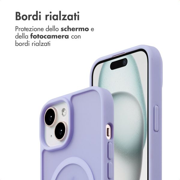 imoshion Cover posteriore Color Guard con MagSafe Apple iPhone 15 - Lilla