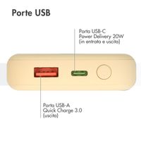 imoshion Powerbank Magnetic 10.000 mAh - Powerbank wireless - Giallo