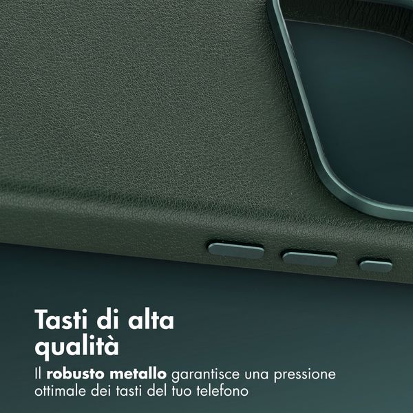 Accezz Cover in Pelle con MagSafe Apple iPhone 18 Pro Max / 17 Pro Max - Cedar Green