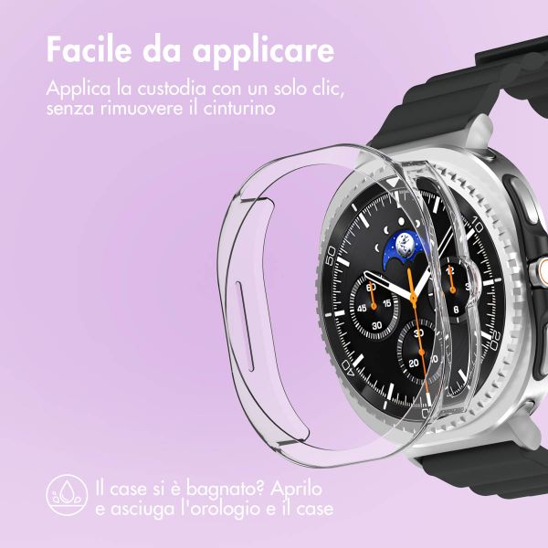 imoshion Cover rigida Bumper Samsung Galaxy Watch 8 Classic (46 mm) - Trasparente