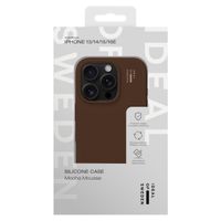 iDeal of Sweden Cover in silicone con MagSafe Apple iPhone 17e / 16e / 15 / 14 / 13 - Mocha Mousse
