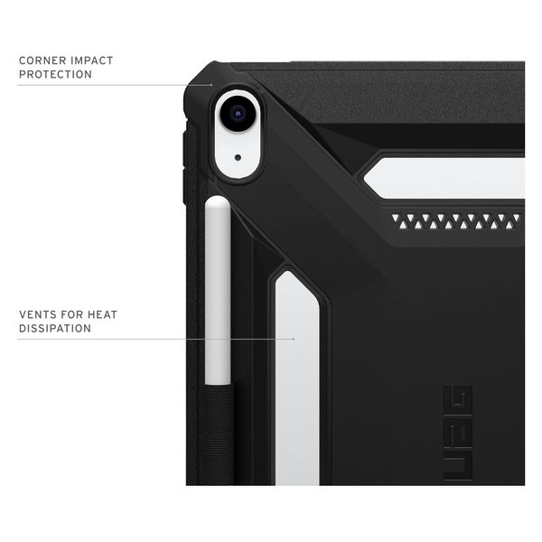 UAG Custodia posteriore Scout LT Apple iPad 11 (2025) 11 pollici A16 / iPad 10 (2022) 10.9 pollici - Black
