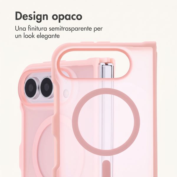 imoshion Cover posteriore Color Guard con MagSafe Apple iPhone Duo - Rosa chiaro