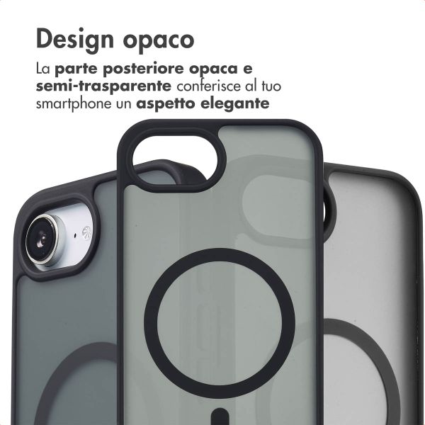 imoshion Cover posteriore Color Guard con MagSafe Apple iPhone 17e / 16e - Nero