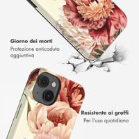 Selencia Cover posteriore Vivid con MagSafe Apple iPhone 14 - Vintage Peony