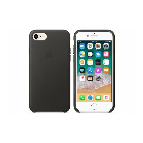 Apple Cover in Pelle iPhone SE (2022 / 2020) / 8 / 7 - Charcoal Grey