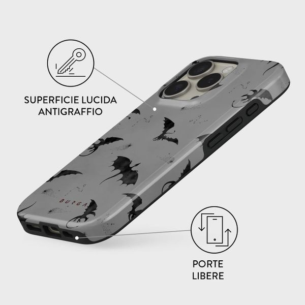 Burga Cover Posteriore Resistente con MagSafe Apple iPhone 16 Pro - Draco