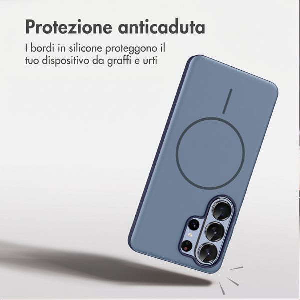 imoshion Cover posteriore Color con Thin MagSafe Ring Samsung Galaxy S26 Ultra - Blu scuro