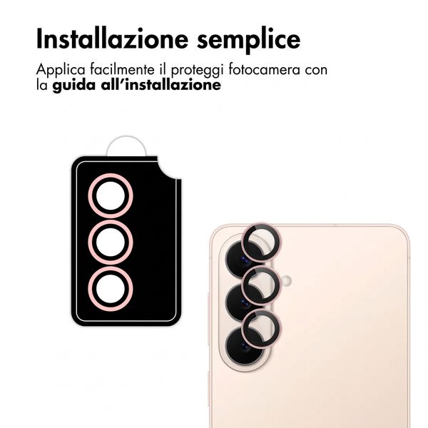 imoshion 2 Pack protezione lente fotocamera per Samsung Galaxy S26 / S26 Plus - Pink Gold