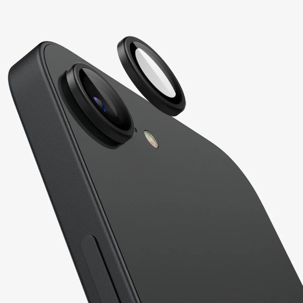 Spigen Optik Pro EZ Fit Lens Protector - Protezione lente fotocamera (confezione da 2) per Apple iPhone 17e / 16e