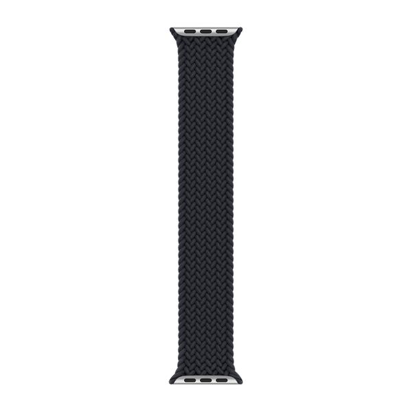 Apple Cinturino Solo intrecciato Apple Watch | 44/45/46/49 mm - Taglia 8 - Charcoal