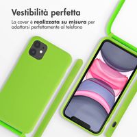 imoshion Cover in Silicone con Cordino Apple iPhone 11 - Fluor Groen