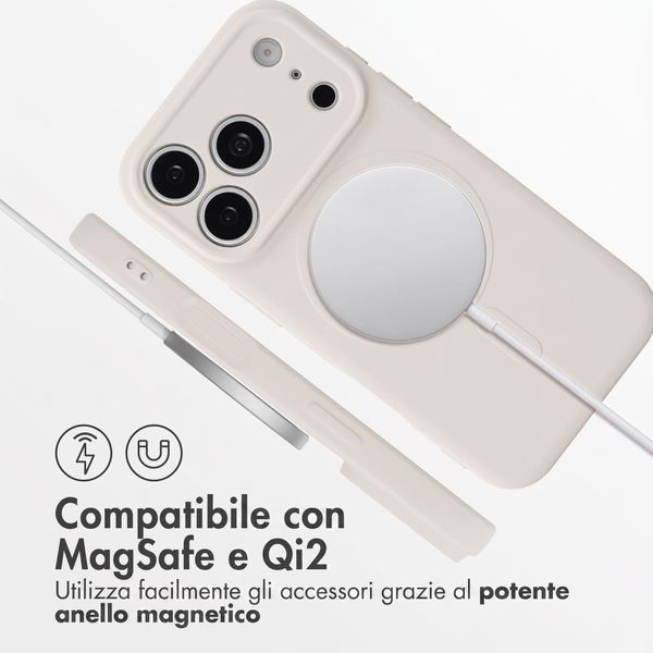 imoshion Cover Posteriore Colorata con MagSafe Apple iPhone 18 Pro / 17 Pro - Beige