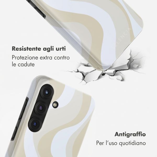 Selencia Cover Posteriore Vivid Samsung Galaxy S25 FE - Desert Waves Beige