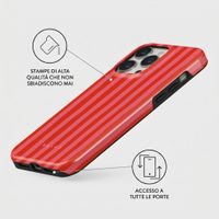Burga Cover Posteriore Resistente con MagSafe Apple iPhone 13 Pro - Pomegranate