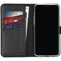 Selencia Cover a libro in vera pelle Apple iPhone 11 Pro - Nero