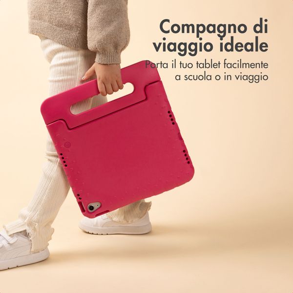 imoshion Cover Posteriore Kidsproof con Maniglia Samsung Galaxy Tab A11 / A9 8.7 pollici - Rosa