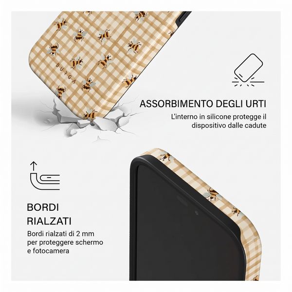 Burga Cover Posteriore Resistente con MagSafe Apple iPhone 18 Pro - Honeycomb