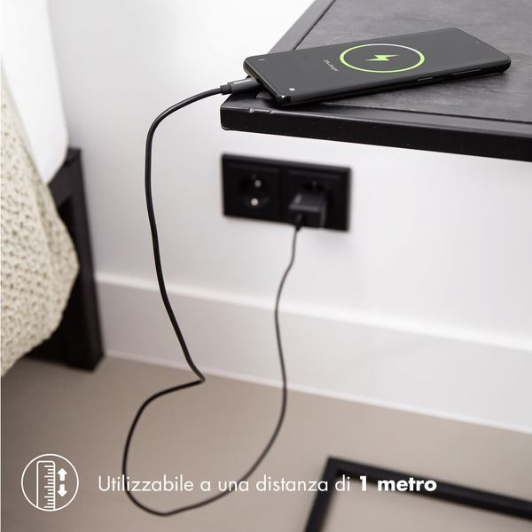 Accezz Cavo da USB-C a USB-C - 1 metro - Nero