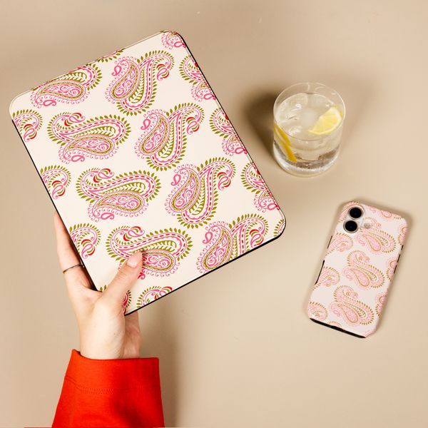 Selencia Cover per tablet Vivid Samsung Galaxy Tab A11 Plus / A9 Plus - Paisley Blush
